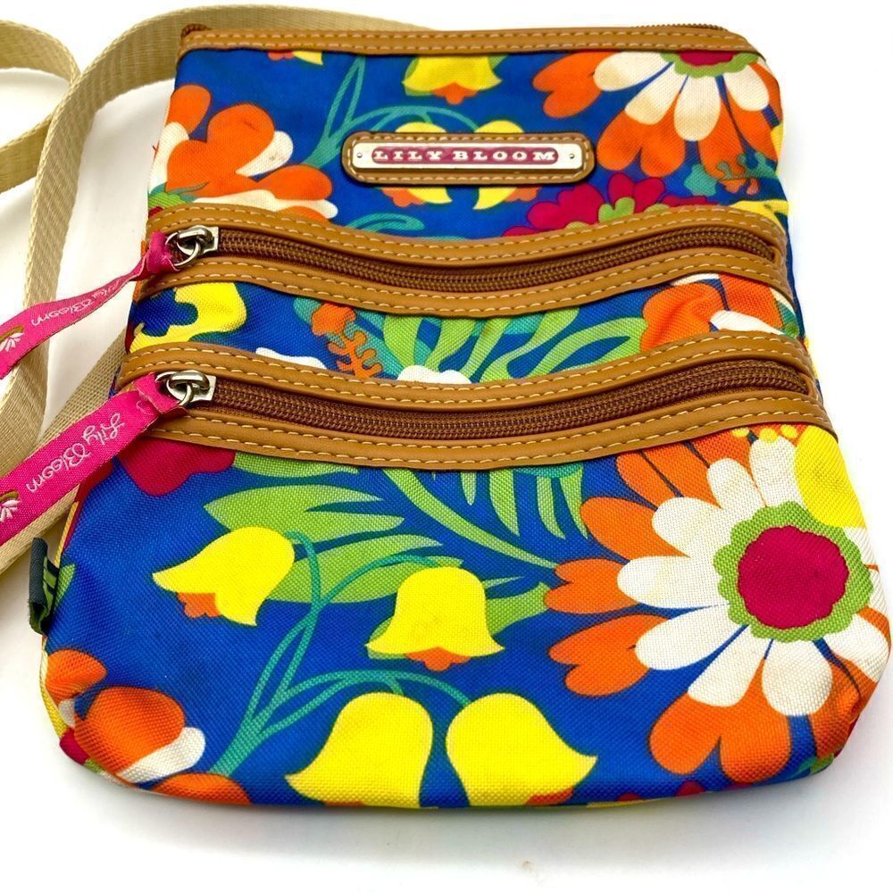 Lily Bloom Women’s Multicolor Floral Print Crossbody